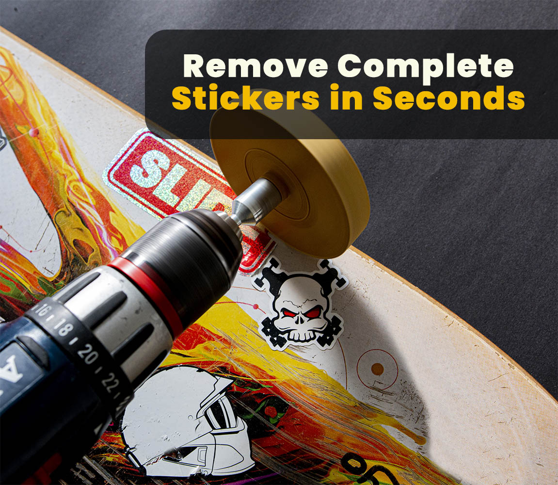 Drill Adhesive & Sticker Remover